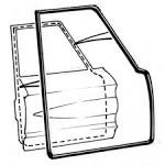 DOOR SEALS GALAXIE 63-64 4DR SEDAN  FRONT, Also fits #71 WAGON