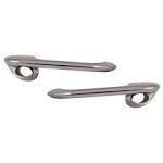 DOOR HANDLE OUTSIDE GALAXIE 63-64 ALL, RH/LH PAIR No pushbutton