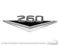 EMBLEM FENDER FAIRLANE 64/ MUSTANG "260"