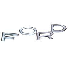 EMBLEM HOOD LETTERS "FORD" FALCON 64-65, US models