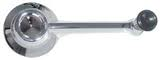 WINDOW CRANK HANDLE FALCON XP, FAIRLANE 64 SEDAN FRONT AND REAR  with black knob