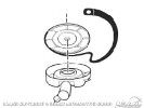 AIR CLEANER GASKET V8 MUSTANG 65-67