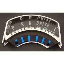 GEAR SHIFT DIAL GALAXIE 65-66, Cruise-O-Matic, 'PRN DRIVE L'