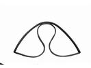 BACK WINDOW SEAL FORD 49-51, SEDAN without groove for chrome trim.