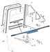 WINDOW LIFT CHANNEL PICKUP 67-72, F100-F750, fits RH or LH
