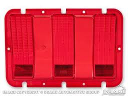 TAIL LIGHT LENS MUSTANG 67-68