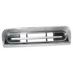 DASH BEZEL PICKUP 70-72 BLACK/CHROME, Also suits 67-69 US & AU