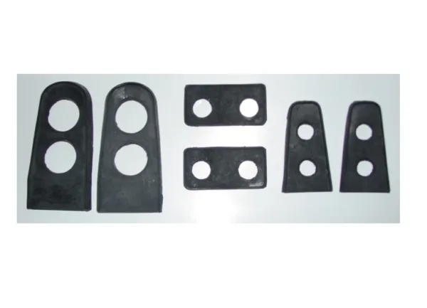 REAR WINDOW LOUVER GASKETS MUSTANG 69-70, FASTBACK