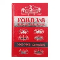 MANUAL FORD 41-48, 'FORD V8 SERVICE BULLETINS', (hard cover book)