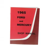 MANUAL FORD & MERCURY 65, WORKSHOP inc' GALAXIE