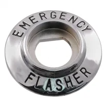 DASH BEZEL PICKUP 70-72, EMERGENCY FLASHER" F-100/350 METAL WITH WRITING