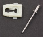 CLIP PICKUP 73-79, DOOR, BED, LOWER RACETRACK MOULDING PLASTIC
