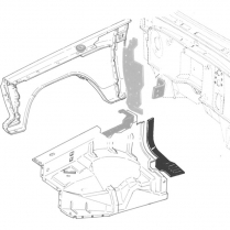FENDER TO COWL SEAL PICKUP 74-76
