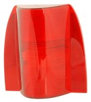TAIL LIGHT LENS MERCURY 56, PAIR with "Ford" logo