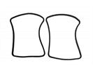 TAIL LIGHT HOUSING GASKETS FALCON XW