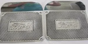 STEP PLATES W/FORD SQUARE LOGO