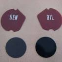 DASH JEWEL SET FORD 56, T/BIRD 57, OIL/GEN/TURN, 4 pieces