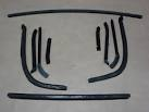 CONVERTIBLE TOP SEAL KIT THUNDERBIRD 55-57, 10 piece kit