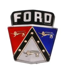 EMBLEM HOOD FORD 52-56 "Ford Crest", AU 57 except UTE