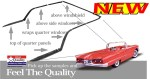 CONVERTIBLE TOP SEAL KIT THUNDERBIRD 58-60, 10 piece kit mfg USA