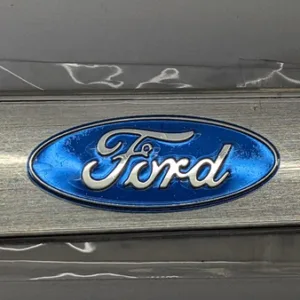 DECAL SCUFF PLATE BLUE 67-73 "Ford oval"