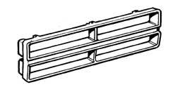 GRILLE INSERT PICKUP 72 RH PLASTIC