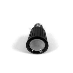 KNOB GLOVE BOX PICKUP 61-66, Black with ivory insert.