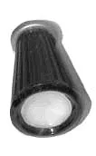 KNOB CIGAR LIGHTER PICKUP 61-66, Black with ivory insert.