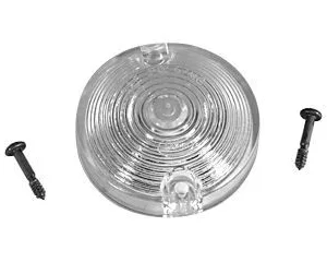 PARK LIGHT LENS MUSTANG 67-68, CLEAR