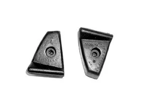 TAILGATE BUMPERS FALCON 63-66 UPPER, On pillar top of tailgate. Wagon & Van