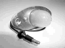 LICENSE LAMP ASSY FORD 55-56, FORD & MERCURY - Excludes S/Wagon