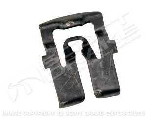 CLIP MUSTANG 67-68 MOULDING RETAINER, COUPE REAR WINDOW UPPER. EXACT OEM