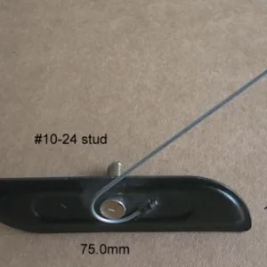 CLIP SPRING TAIL 75mm x19mm UNIVERSAL, #10-24 x 3/4" bolt.