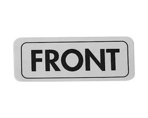 DECAL A/C "FRONT" FORD 64-68