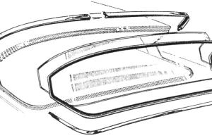 BACK WINDOW SEAL FAIRLANE 59-61, All models with wrap around window