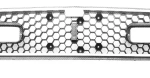 GRILLE ASSY MUSTANG 71-72 MACH 1, With s/s mouldings, Original Ford tooling