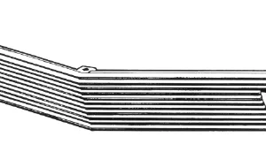 GRILLE ASSY MUSTANG 70 MACH 1, For sport lamps, Black plastic, Original Ford tooling