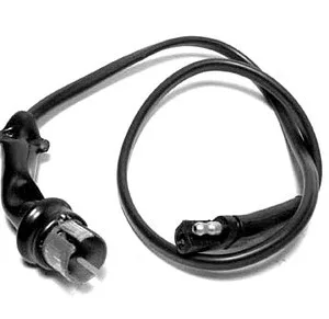 TAIL LIGHT SOCKET & WIRE PICKUP 53-72, FoMoCo, with plug terminals