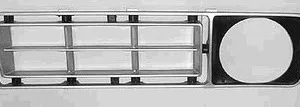 GRILLE INSERT PICKUP 76-77 F100/350 LH PLASTIC, Original Ford tooling
