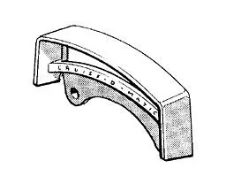 GEAR SHIFT DIAL GALAXIE 63-64, Cruise-O-Matic, 'PRNDL'