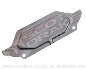 TRANSMISSION INSPECTION PLATE FORD 64-73, ZINC PLATED suit C4