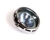 TAIL LIGHT HOUSING FORD 54 CHROME, Less socket and wire, Fits RH or LH