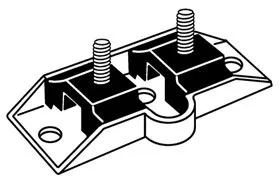 ENGINE MOUNT MUSTANG 65-72, COUGAR 67-72, REAR AT TRANS