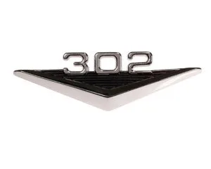 EMBLEM FENDER MUSTANG 64-66, FAIRLANE 64 "302"