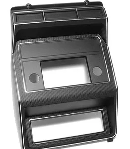RADIO FINISH PANEL PICKUP 80/, BRONC0 80/, BLACK mesh weave with radio/without clock