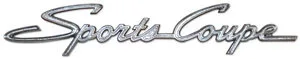 EMBLEM TRUNK LID FAIRLANE 62-63, "Sports-Coupe"