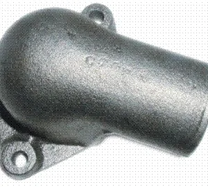 THERMOSTAT HOUSING FAIRLANE 65-66, GALAXIE 65-66, FE, for 2.5" thermostat, includes gasket.