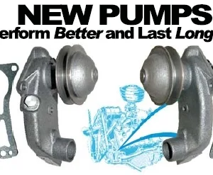 WATER PUMP FORD 49, with 5/8" pulley, AU models 49-54, PAIR